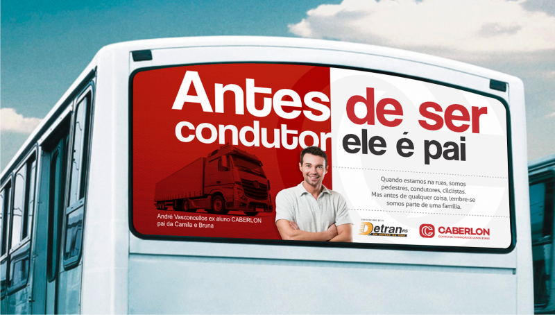 Antes de ser condutor, ele é pai