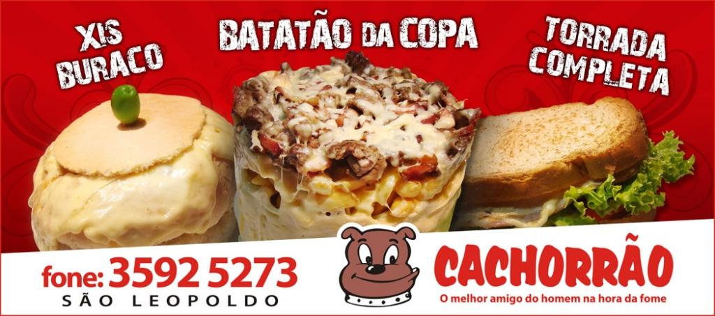 Busdoor promocional para o Cachorrão Lanches.